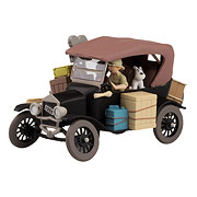 Adventures of Tintin Ford Model T 1:43 Scale Statue